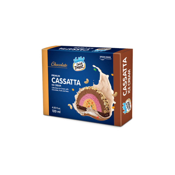 Vadilal Chocolate Cassatta Ice Cream 4 Oz / 120 Ml
