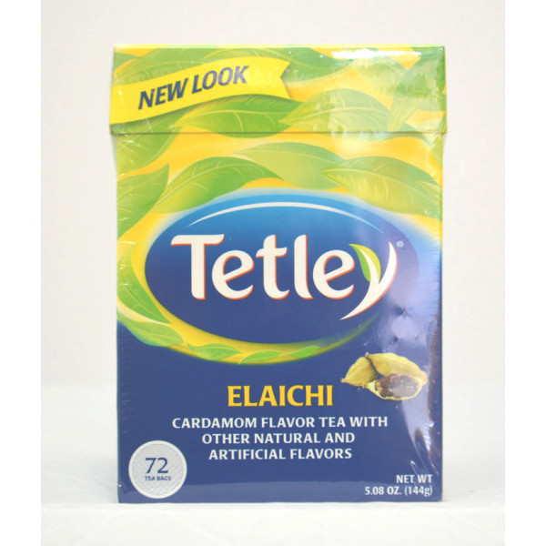 Tetley  Elaichi Tea Bags 5.08 OZ / 144 Gms/72 Bags