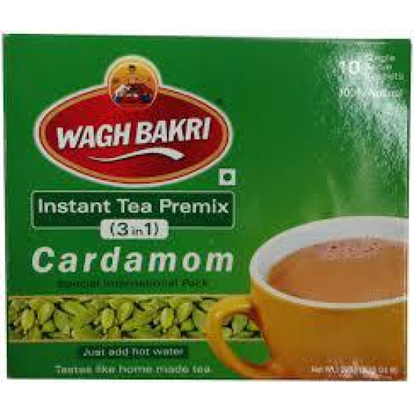 Wagh Bakri Instant Cardamom Tea (3 in 1) 9.18 OZ / 261 Gms