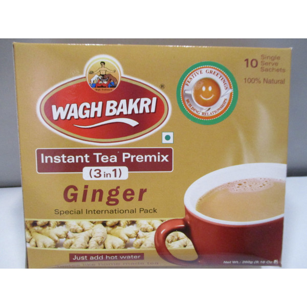 Wagh Bakri  Instant Ginger Tea (3 in 1) 9.18 OZ / 261 Gms