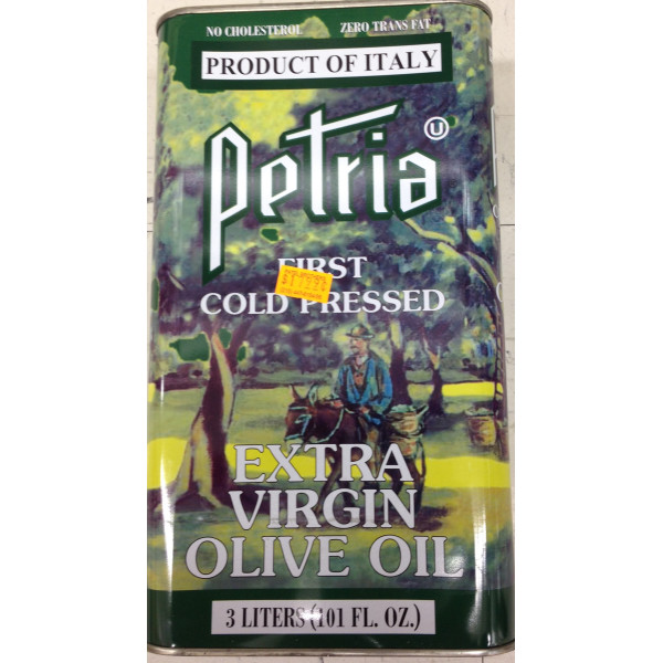 Petria First Cold Pressed Olive Oil 101 Fl Oz