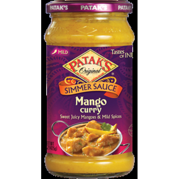 Patak's Mango Curry Simmer Sauce 15 OZ / 425 Gms