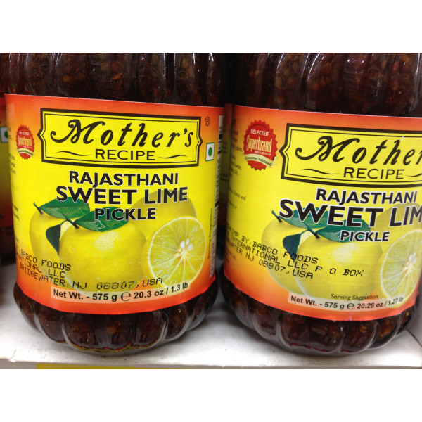 Mother's Recipe Sweet Lime Pickle 20.3 OZ / 575 Gms