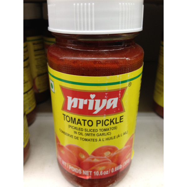 Priya Tomato Pickle In Oil 10.6 OZ / 300 Gms