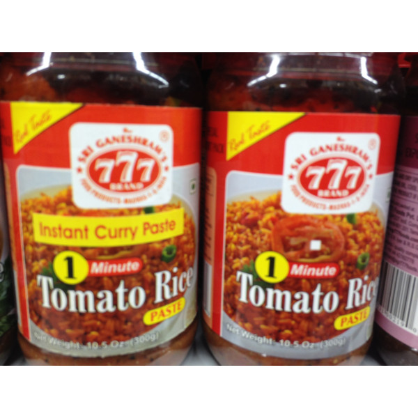 Sri Ganeshram's 777 Brand Tomato Rice Paste 10.5 OZ / 300 Gms