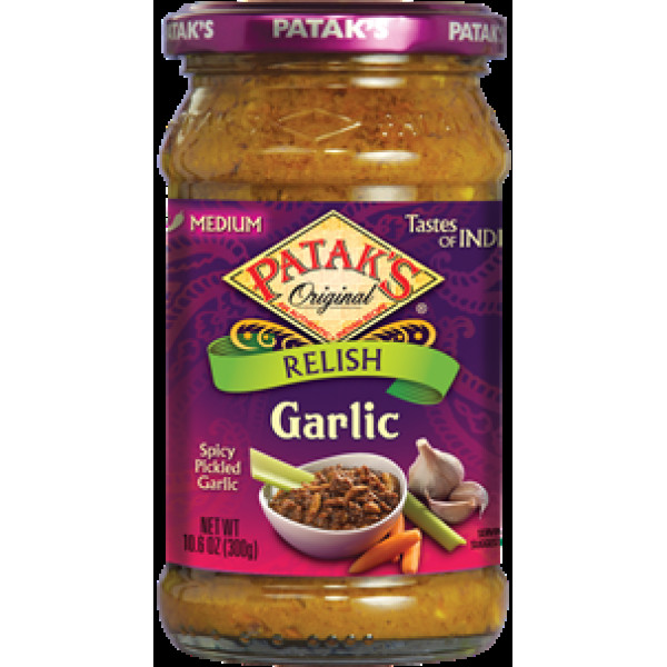 Patak's Garlic Relish 10.6 OZ / 300 Gms