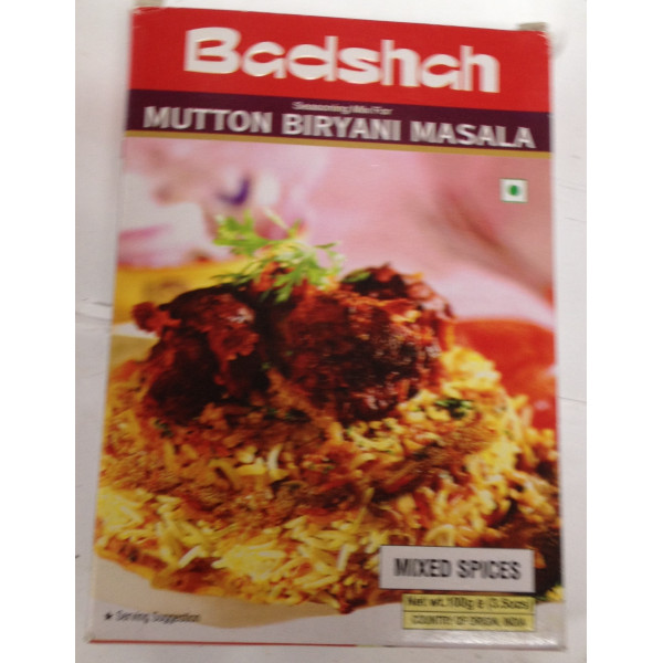 Badshah Mutton Bityani  Masala 3.5 OZ / 100 Gms