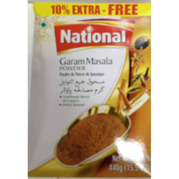 National Garam masala Powder 15.5 OZ / 440 Gms