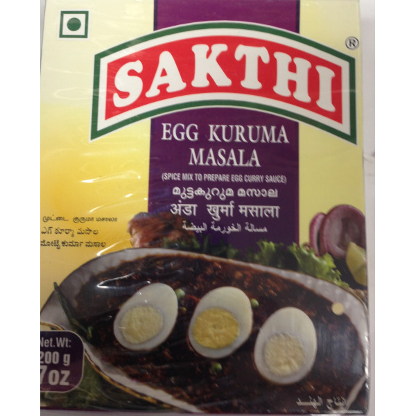 Sakthi Egg Curry Masala 7 OZ / 200 Gms