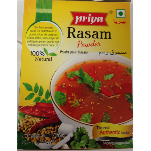 Priya Rasam Powder 3.5 OZ / 100 Gms