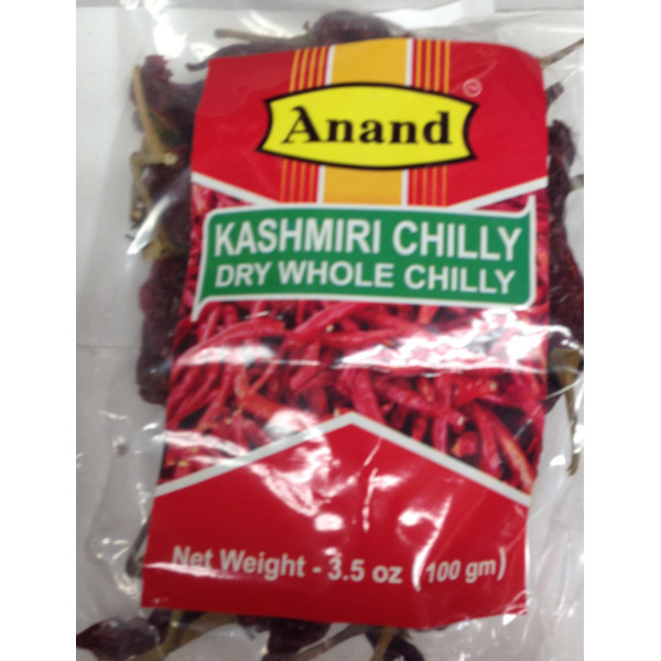 Anand Kashmiri Chilly 3.5 OZ / 100 Gms