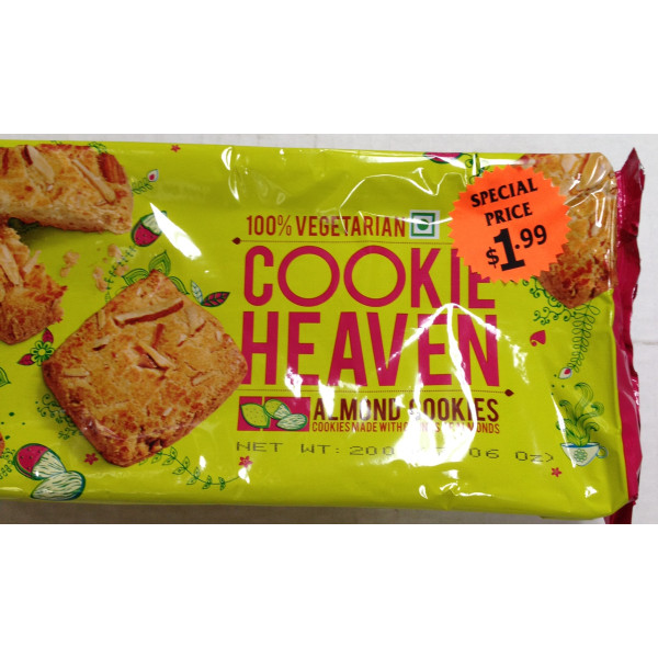 Cookie Heaven Almond Cookies 7 Oz / 200 Gms