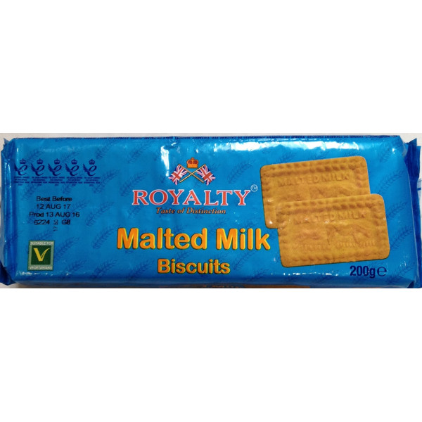 Royalty Malted Milk Biscuits 7 Oz / 200 Gms