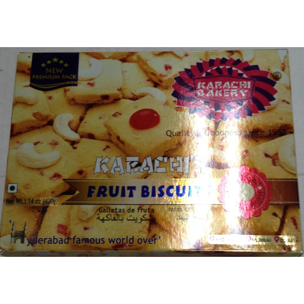 Karachi Bakery Fruit Biscuits 14 Oz / 400 Gms