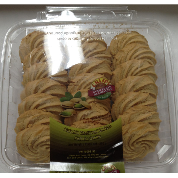 Crispy Pistachio Shortbread Cookies 12.34 Oz / 350 Gms