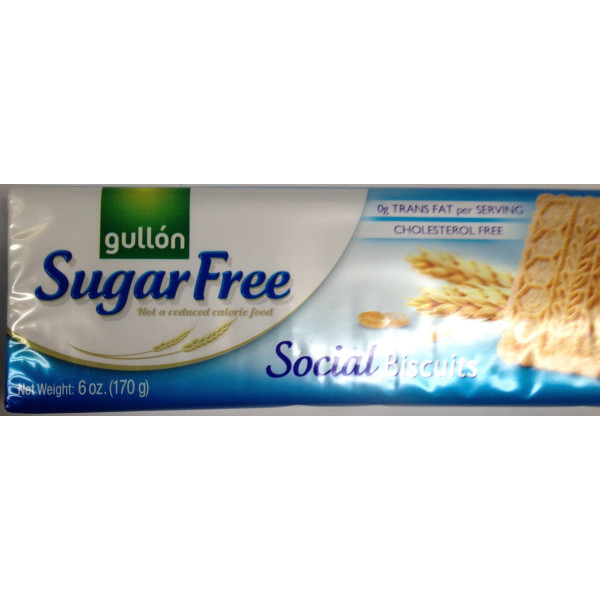 Gullon Sugar Free Biscuits 6 Oz / 170 Gms