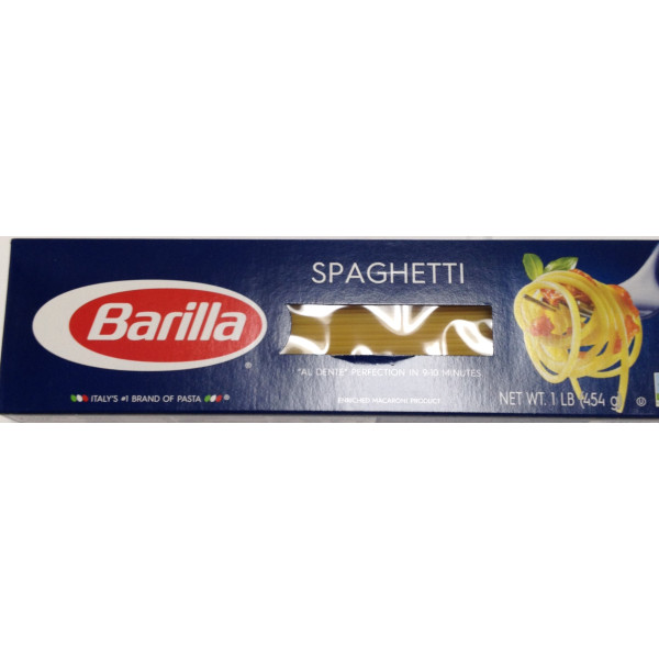 Barilla Spaghetti 16 Oz / 454 Gms