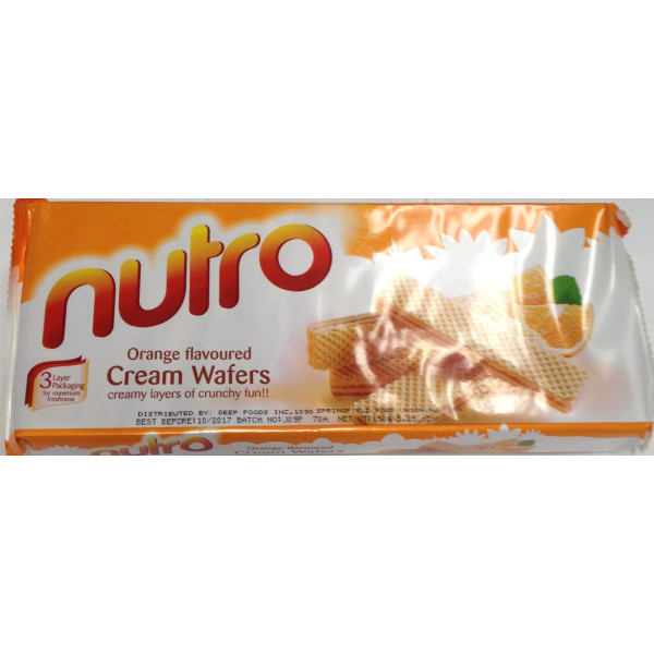Nutro Orange Cream Wafer  2.65 Oz / 75 Gms