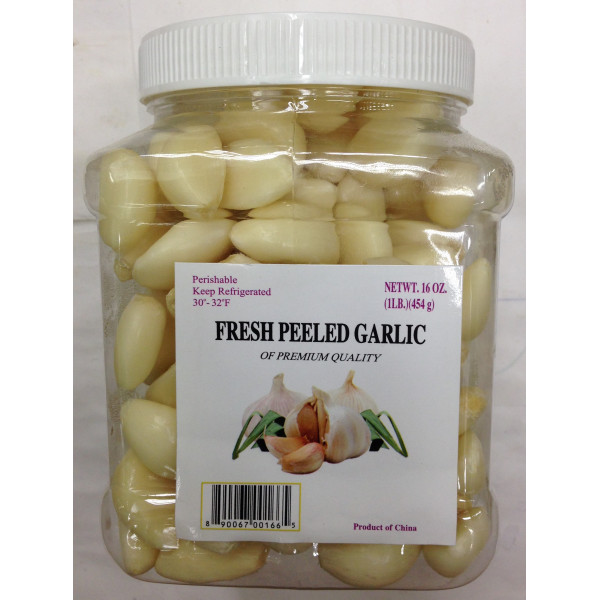 Product of China Fresh Peeled Garlic 16 OZ / 454 Gms