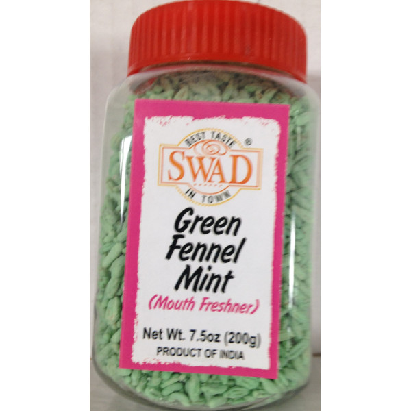 Swad Green Fennel Mint 7.5 Oz / 213 Gms