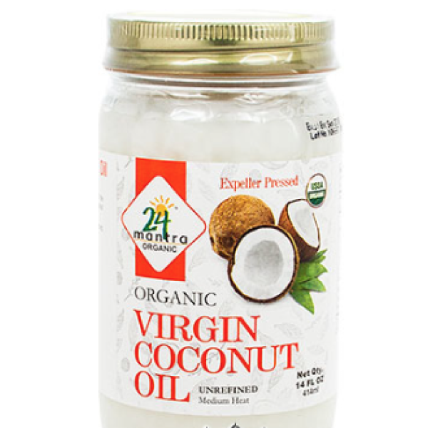 24 Mantra Organic Virgin Coconut Oil 14 Fl Oz / 414 ml
